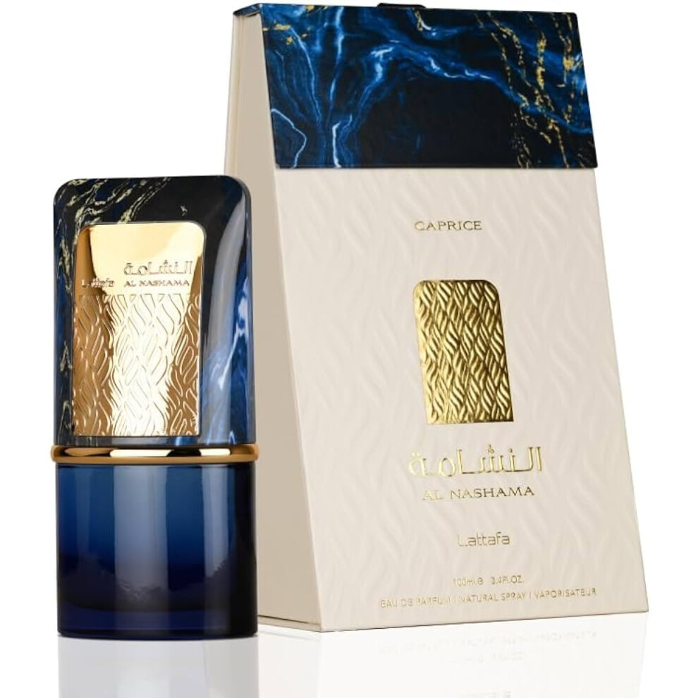 Lattafa Al Nashama Caprice Eau de Parfum Spray for Unisex  3.4 Ounce