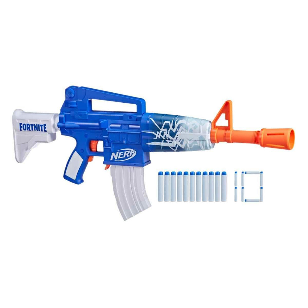 Nerf Fortnite Blue Shock Dart Blaster