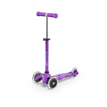 Micro Kickboard - Mini Deluxe LED 3-Wheeled Lean-to-Steer Swiss-Desi