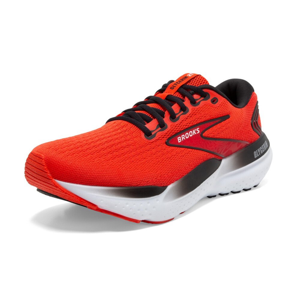 Brooks Mens Glycerin 21 Neutral Running Shoe - Grenadine/Salsa/Black -