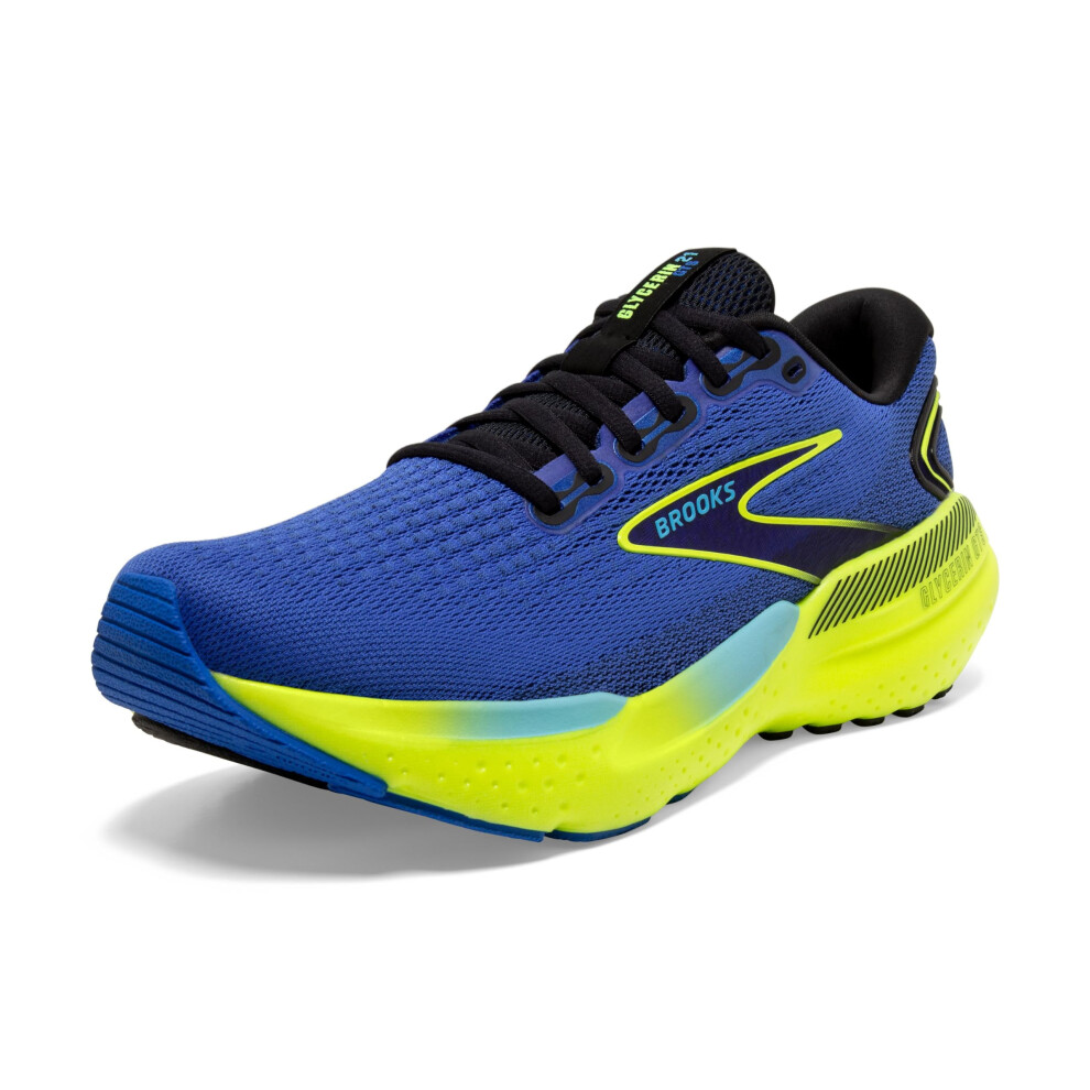 Brooks Men's Glycerin GTS 21 Supportive Running Shoe - Blue/Nightlife/