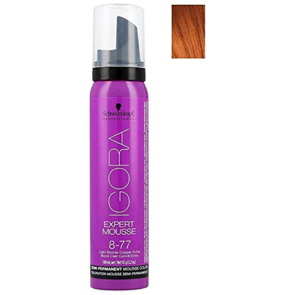 Schwarzkopf Professional Igora Expert Mousse  8-77  Light Blonde Coppe