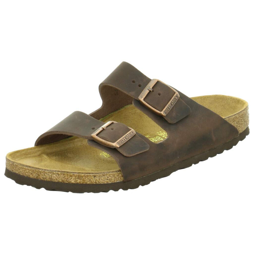 Birkenstock Unisex Arizona Sandal Habana Oiled Leather 45 N EU