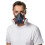 Moldex Moldex 7002 Series 7000 Reusable Half Mask  Medium 4