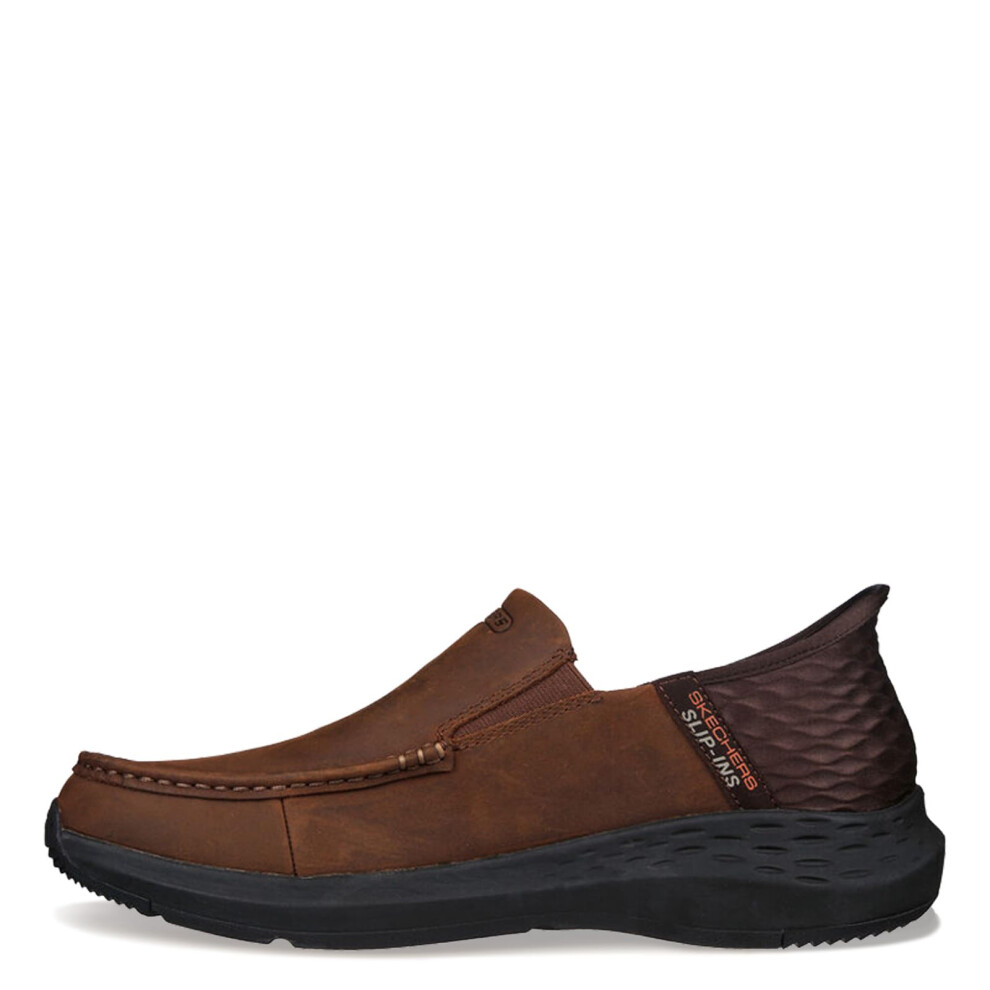 Skechers Men's Parson-Oswin Slip-in Moccasin  Brown  8