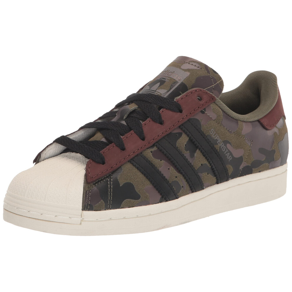 adidas Originals Men's Superstar Discontinued Sneaker  Olive Strata/Me