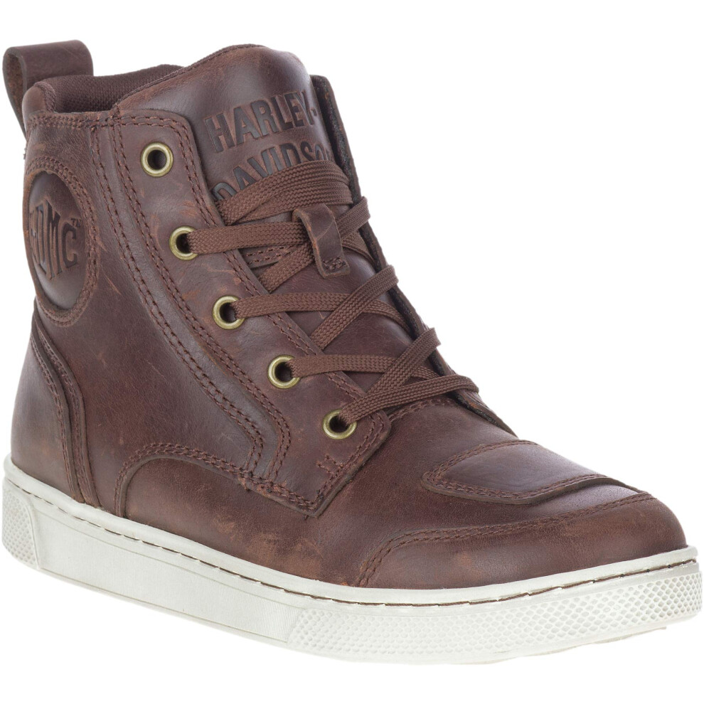 Harley-Davidson Footwear Women's Bateman Ankle Pro Sneaker  Brown  8.5