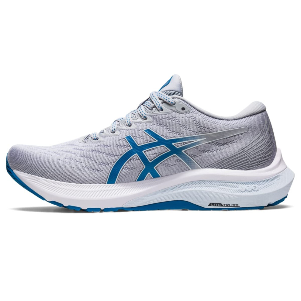 ASICS Women's GT-2000 11 Running Shoes  7  Piedmont Grey/Reborn Blue