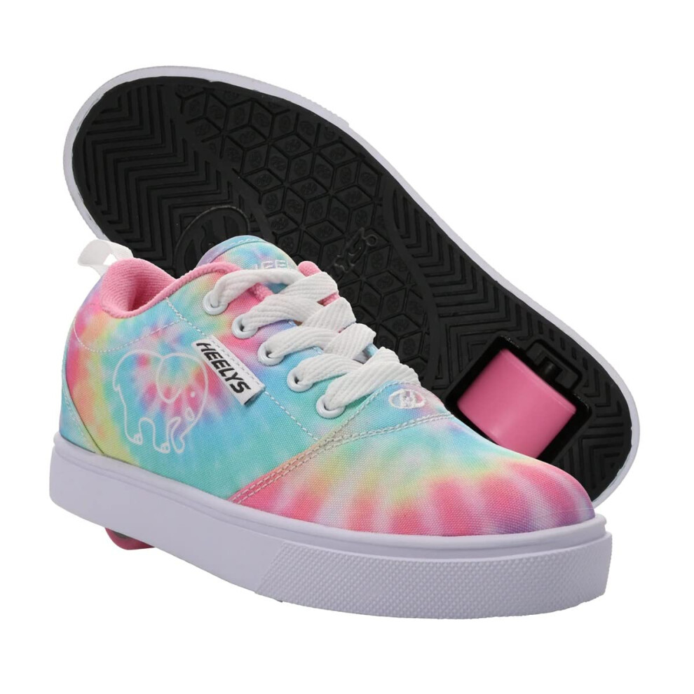 HEELYS Youth Girls Pro 20 Prints Ivory Ella Wheels Skate Sneaker Shoes