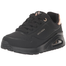 Skechers Bambine Girls Uno Gen1 - Sneaker Shimmer Away, Nero/Nero, 3