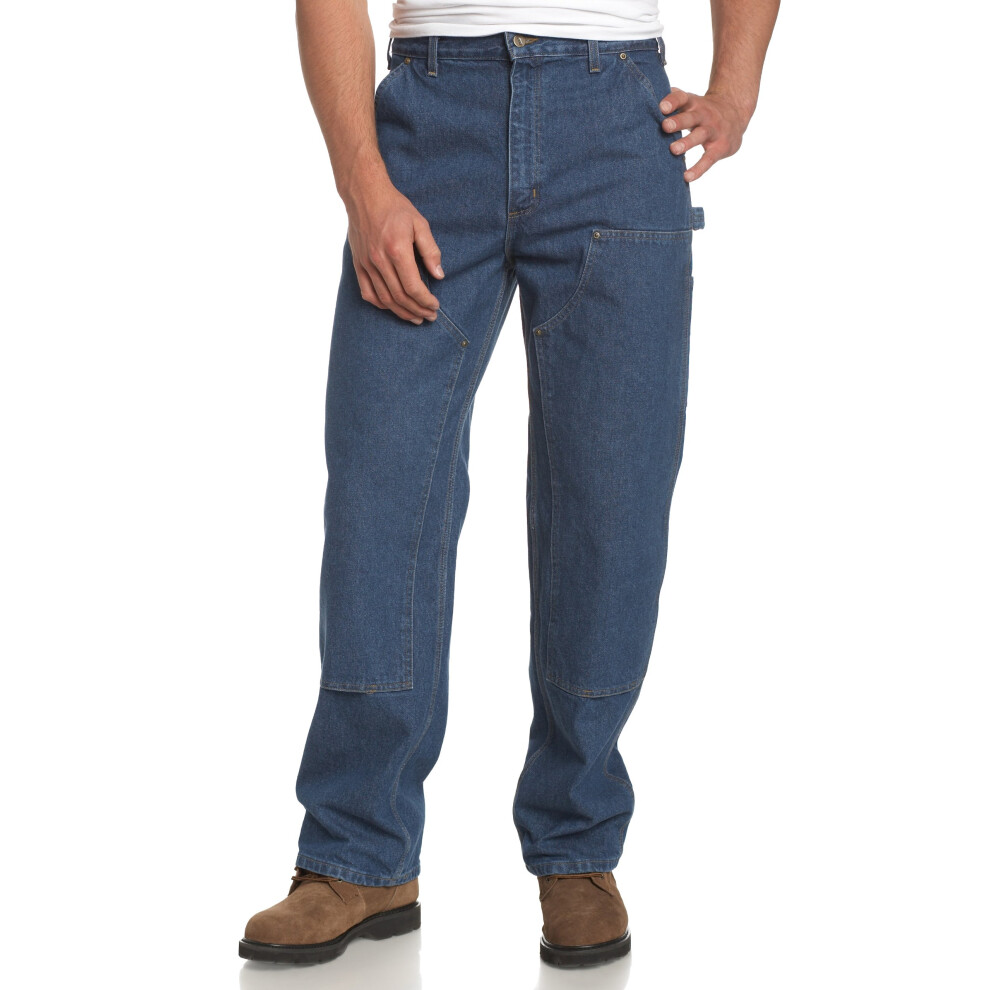 Carhartt Men's Loose Fit Heavyweight Denim Double-Front Utility Logger