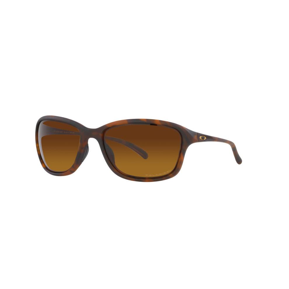 Oakley Woman Sunglasses Matte Brown Tortoise Frame  Brown Gradient Pol