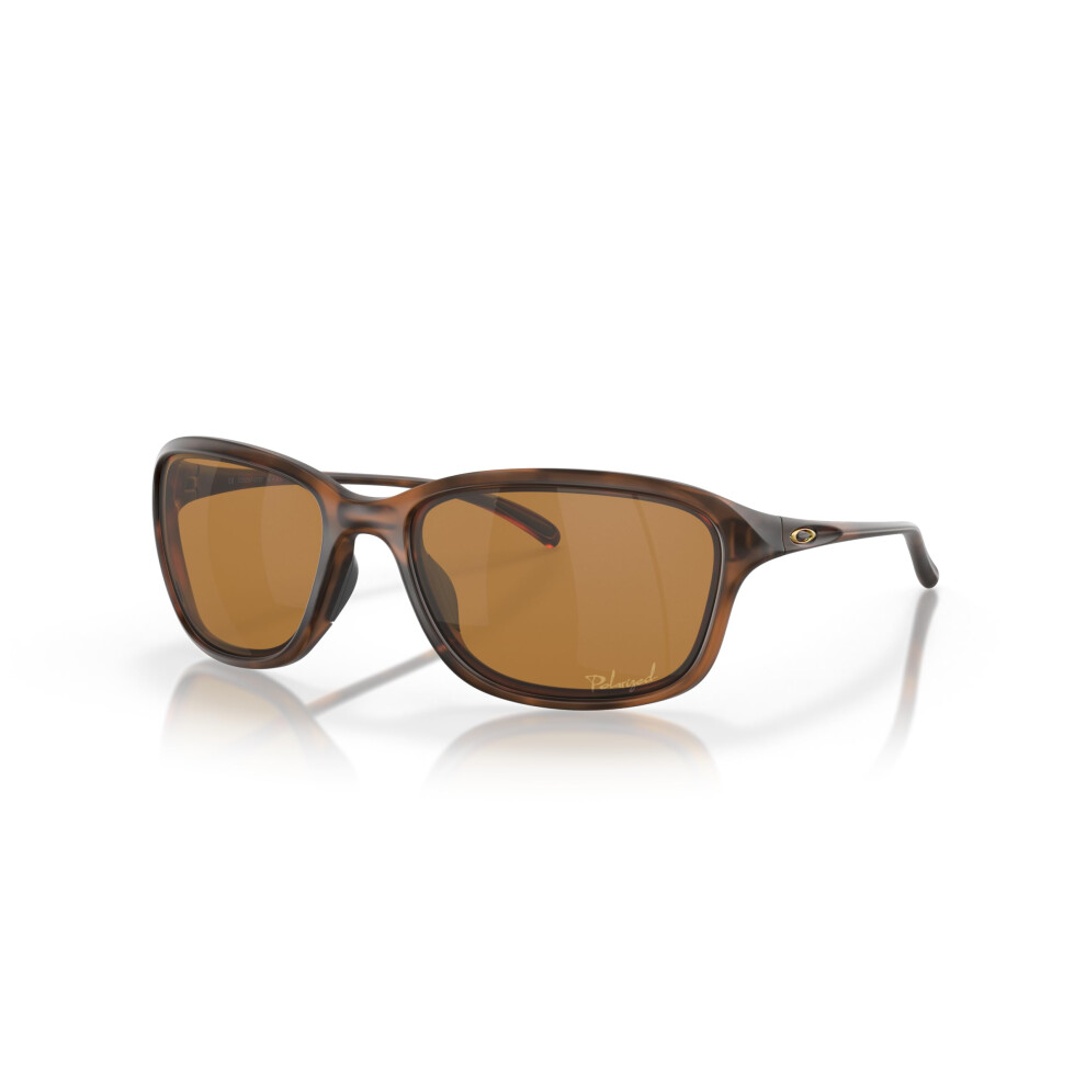 Oakley Woman Sunglasses Matte Brown Tortoise Frame  Tungsten Iridium P