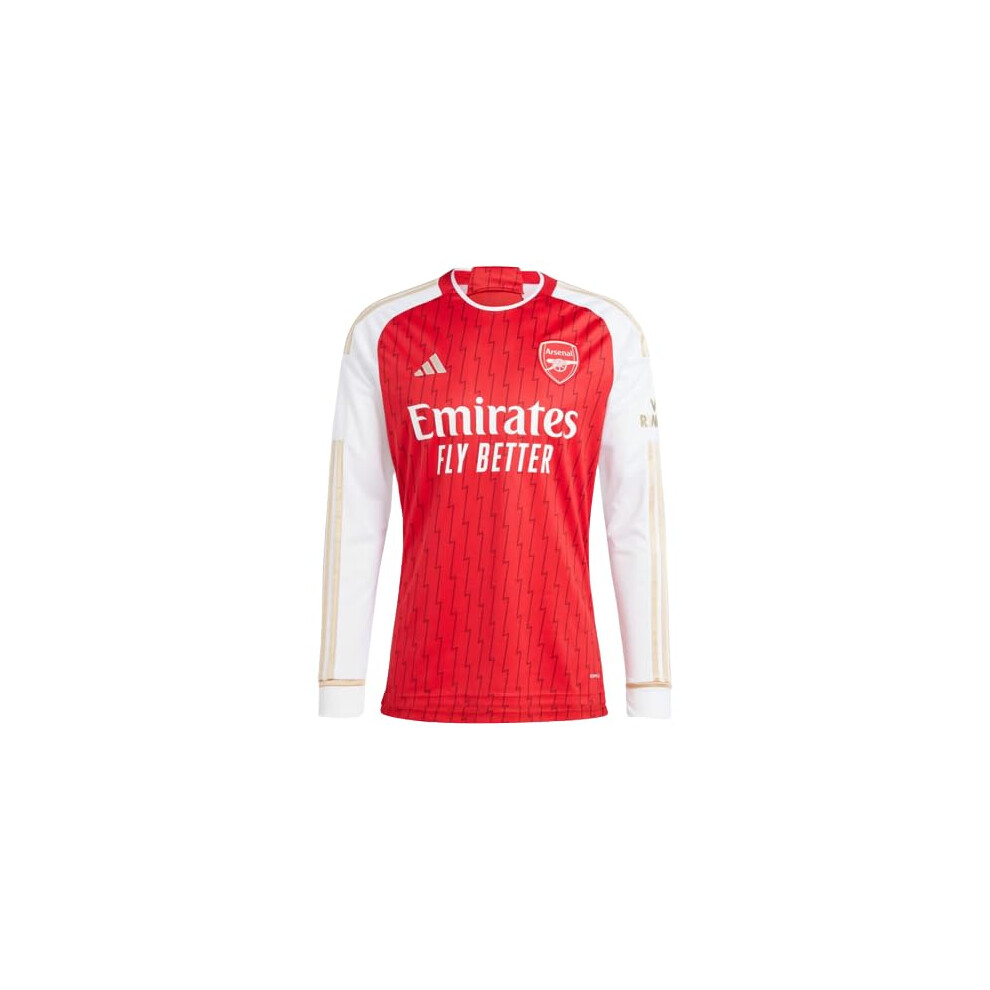 adidas Men's Soccer Arsenal 23/24 Long Sleeve Home Jersey - Celebrate