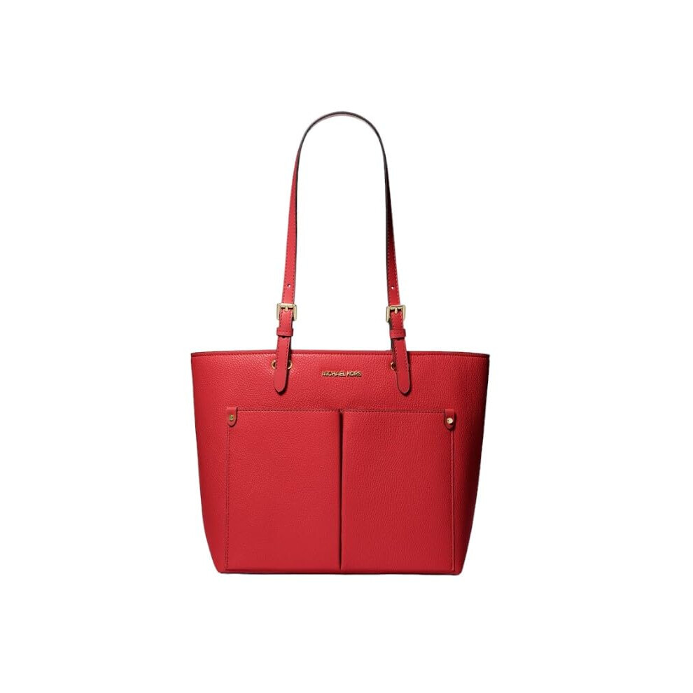 Michael Kors Jet Sest Travel Medium Double Pocket Tote (Bright Red)