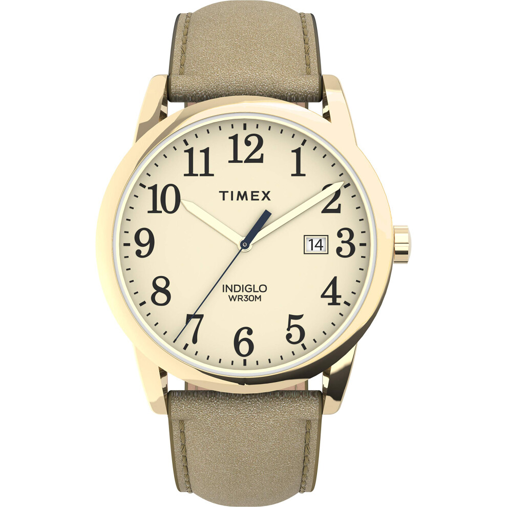 Timex Women's Easy Reader 38mm Watch - Gold-Tone Case Cream Dial with