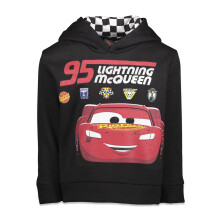 Disney Pixar Cars Lightning McQueen Jungen Pullover Hoodie Schwarz 4T