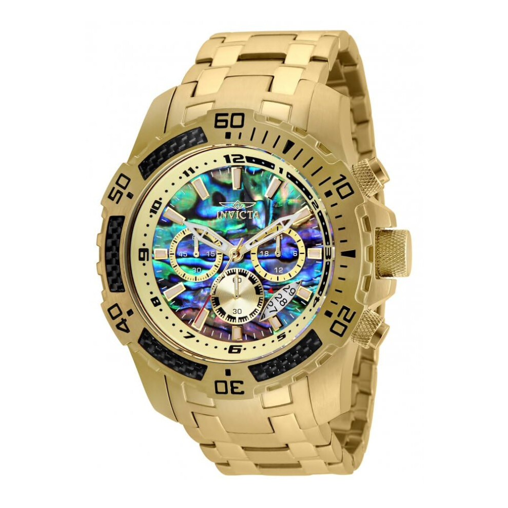 Invicta Men's Pro Diver Scuba Quartz Watch  Gold  25094