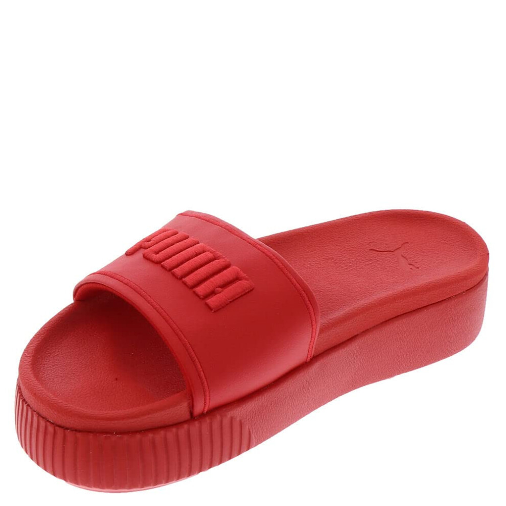 PUMA Platform Slide Sandal Womens Sandal 7 BM US RedRed