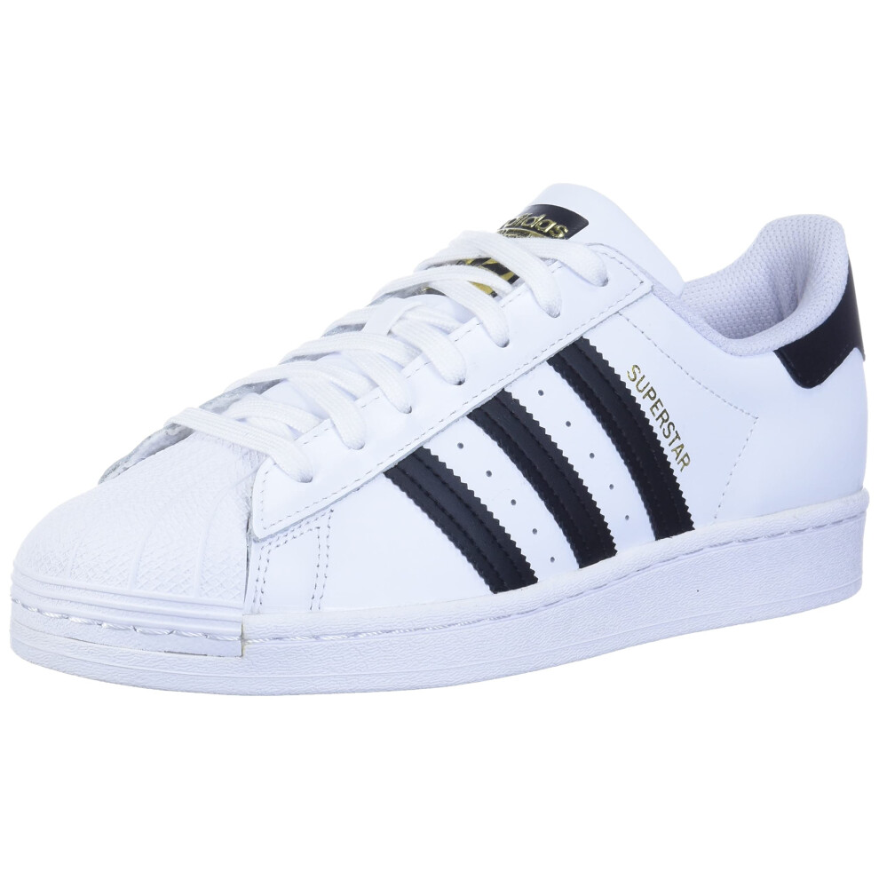 adidas Originals Men's Superstar Running Shoe  Black/White  9 M US