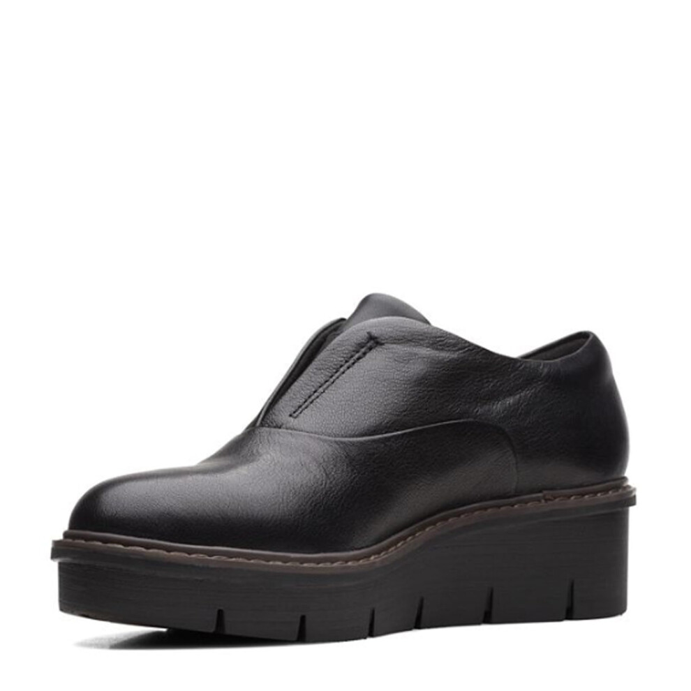 Clarks Airabell Sky Black Leather 9 B (M)