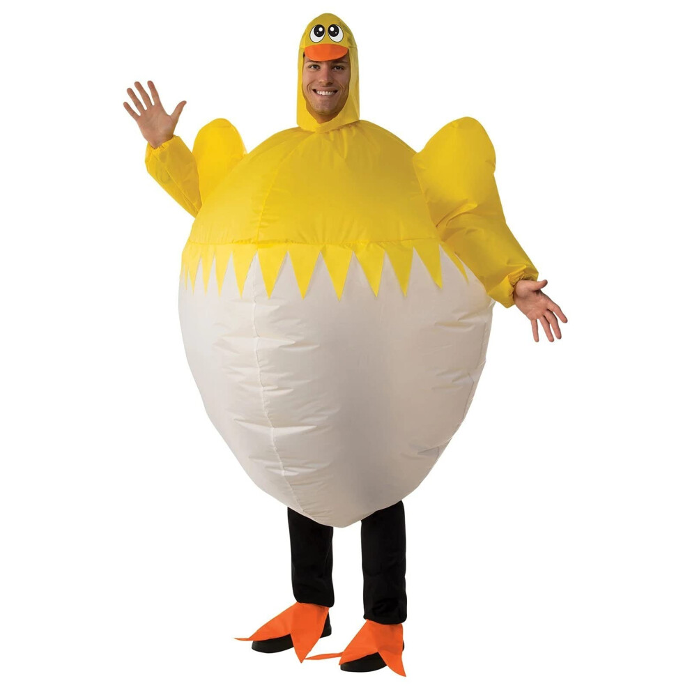 Rubie's unisex adult Inflatable Chick Sized Costumes  As Shown  One Si