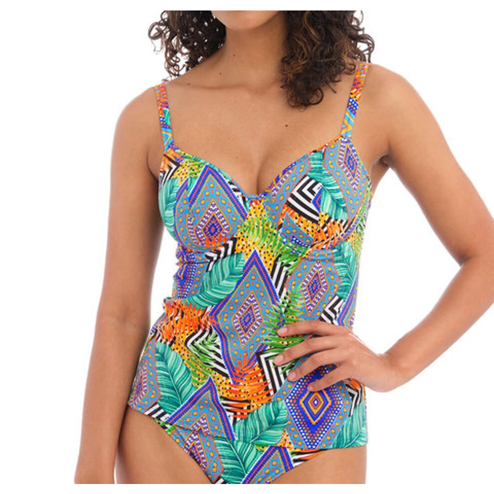 Freya Women's Standard CALA Palma UW Plunge Tankini TOP  Multi