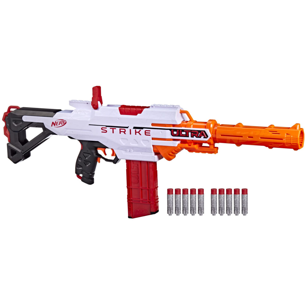 NERF Ultra Strike Motorized Blaster  Integrated Sight  Compatible Only