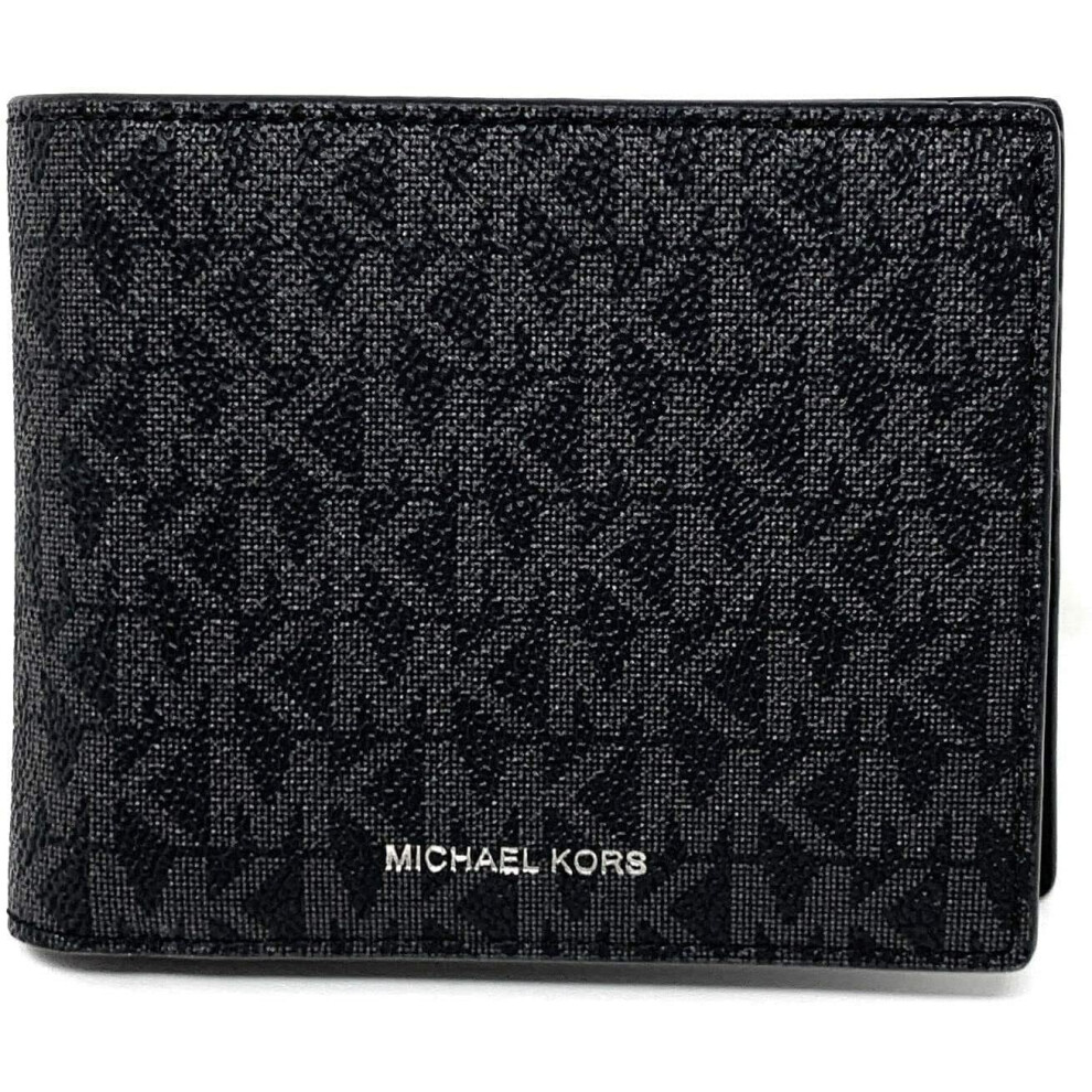 Michael Kors Men's Cooper Billfold with Passcase Wallet (Black)