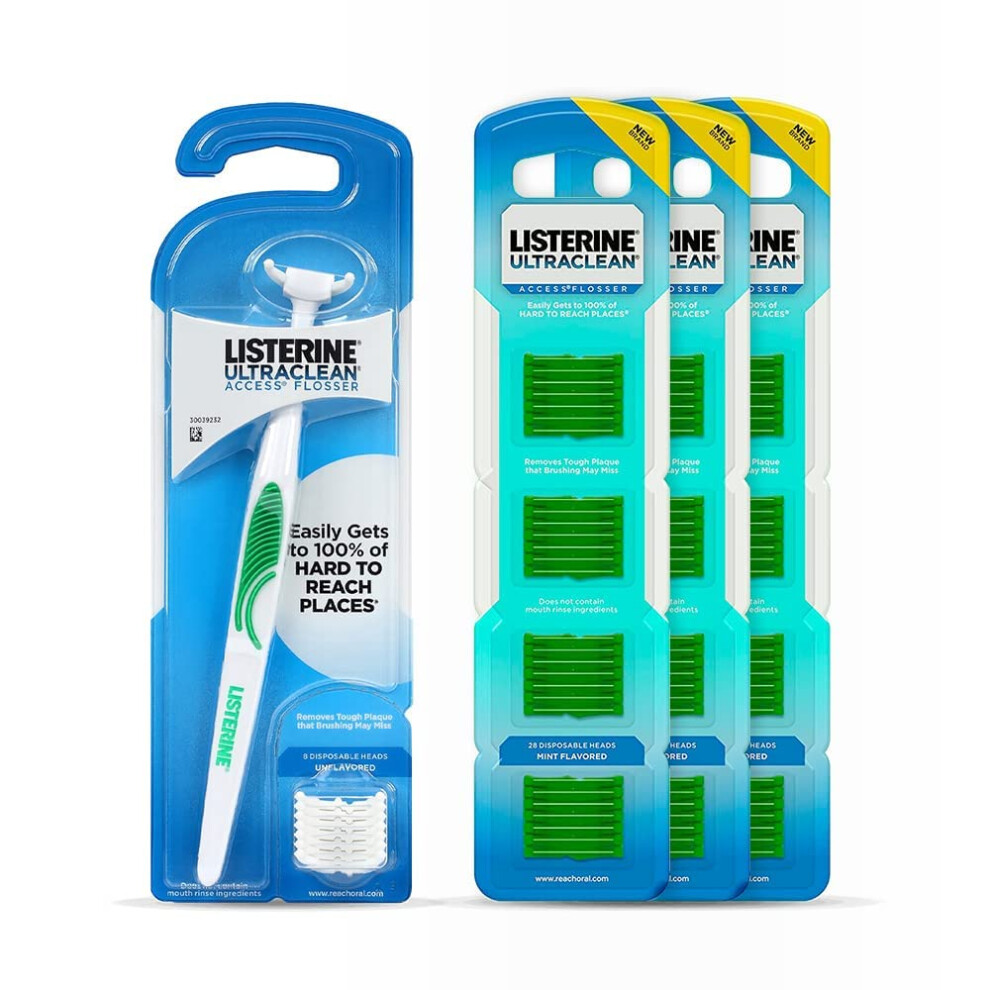 Listerine Ultraclean Access Flosser Starter Bundle | Proper & Durable