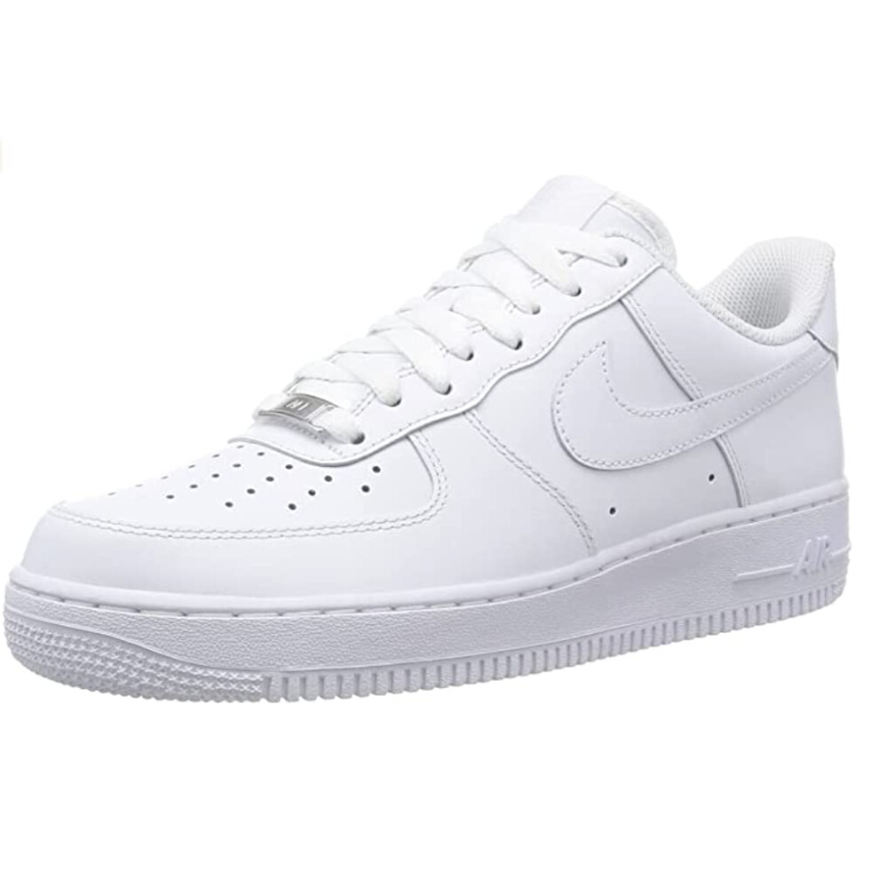 Nike Men's Air Force 1 Shoe  Pure Platinum/White/Pure Platinum  10