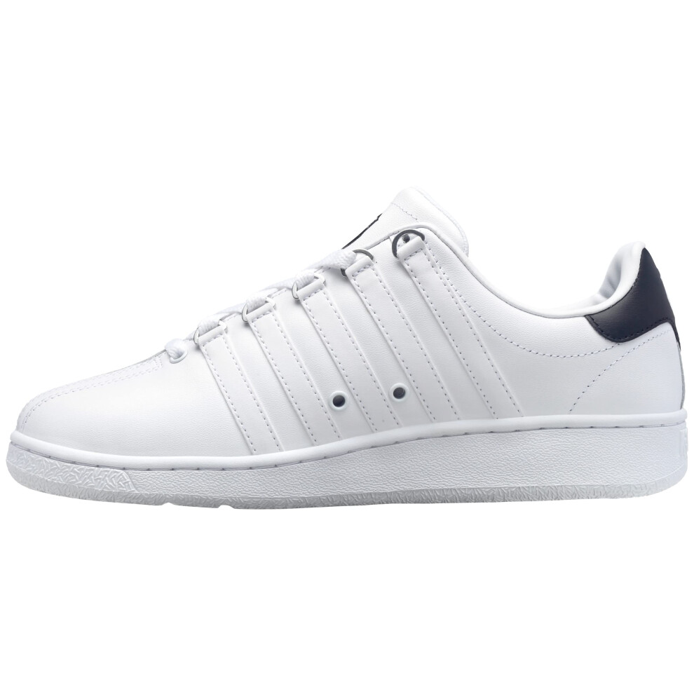 K-Swiss Men's Classic VN Leather Sneaker  White/Black  10 M