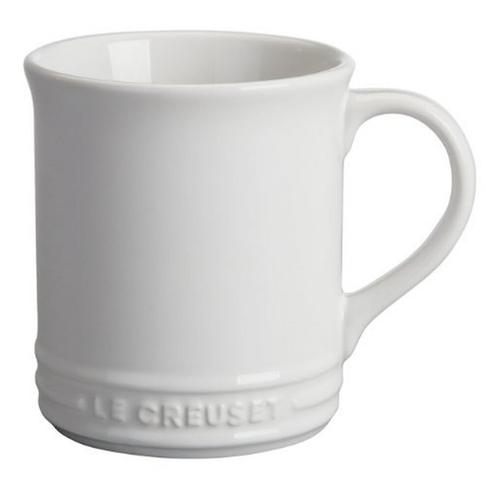 Le Creuset Stoneware Mug  14 oz.  White