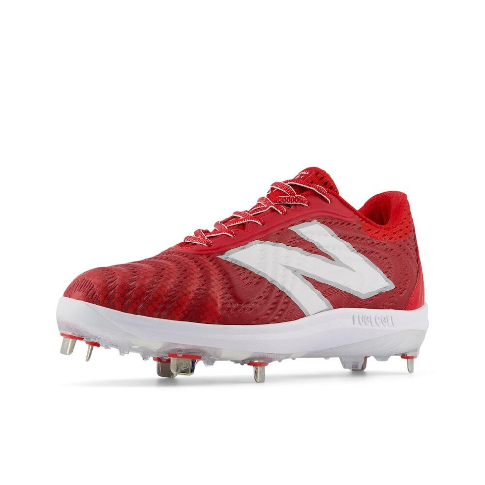 New Balance Men's FuelCell 4040 V7 Metal Baseball Shoe  Team Red/Optic