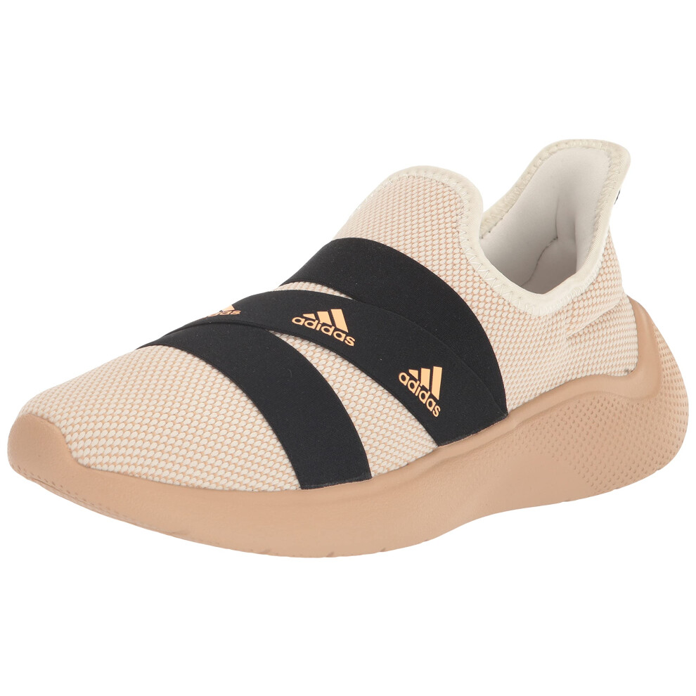 adidas Women's Puremotion Adapt Sportswear Sneaker  Off White/Acid Ora