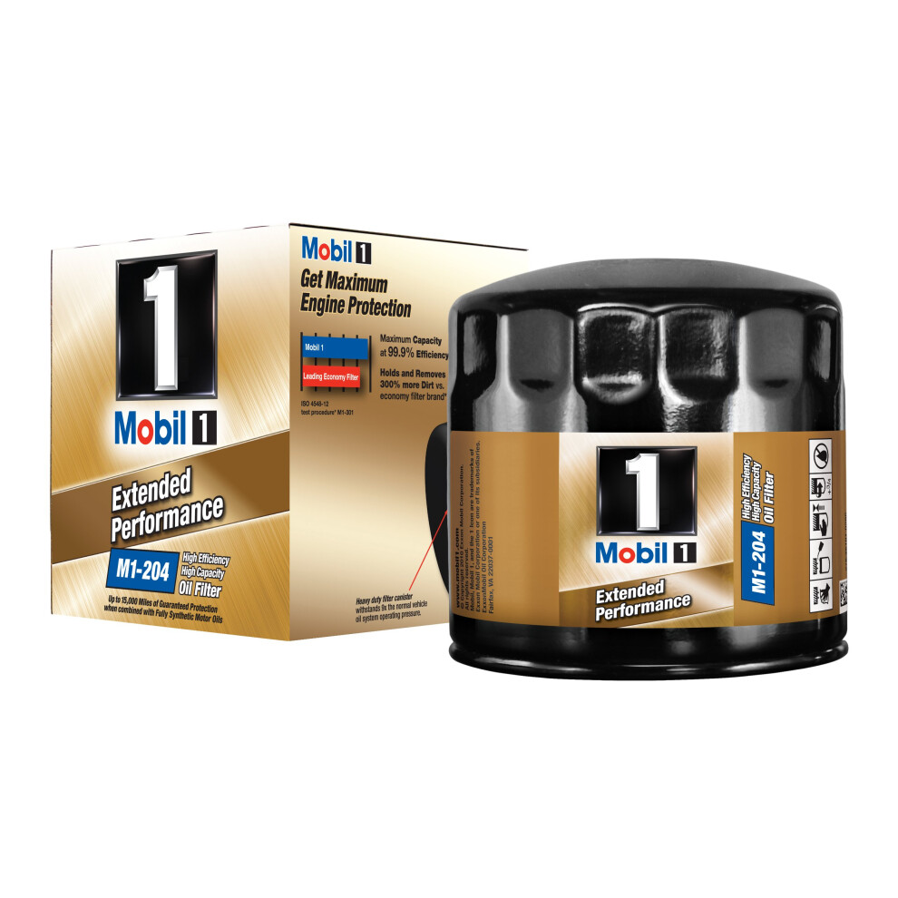 Mobil 1 M1-204 Extended Performance Oil Filter (Pack of 2)