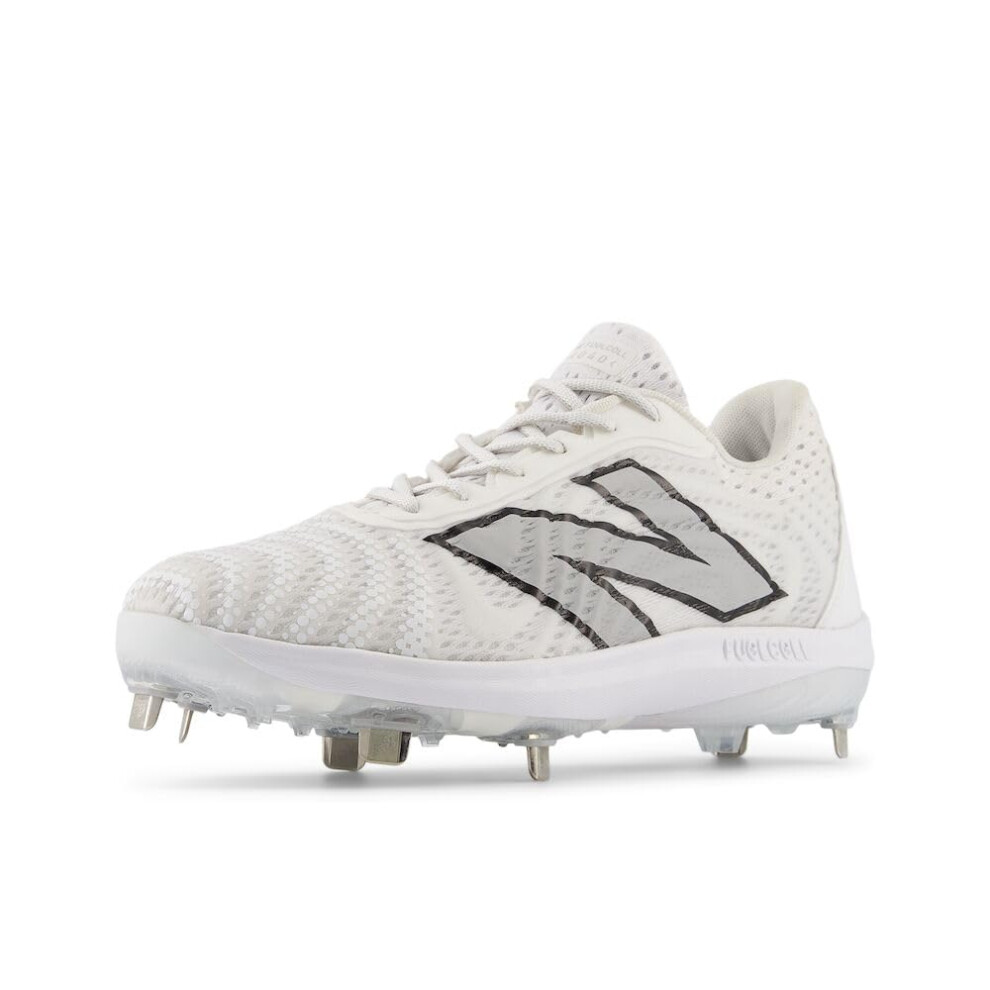 New Balance Men's FuelCell 4040 V7 Metal Baseball Shoe  Optic White/Ra