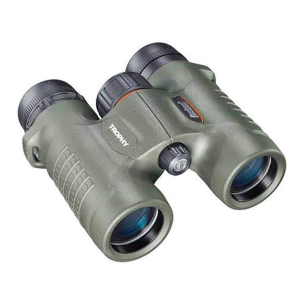 Bushnell Trophy Binocular  Green 8x32  Roof Prism System and Focus Kno