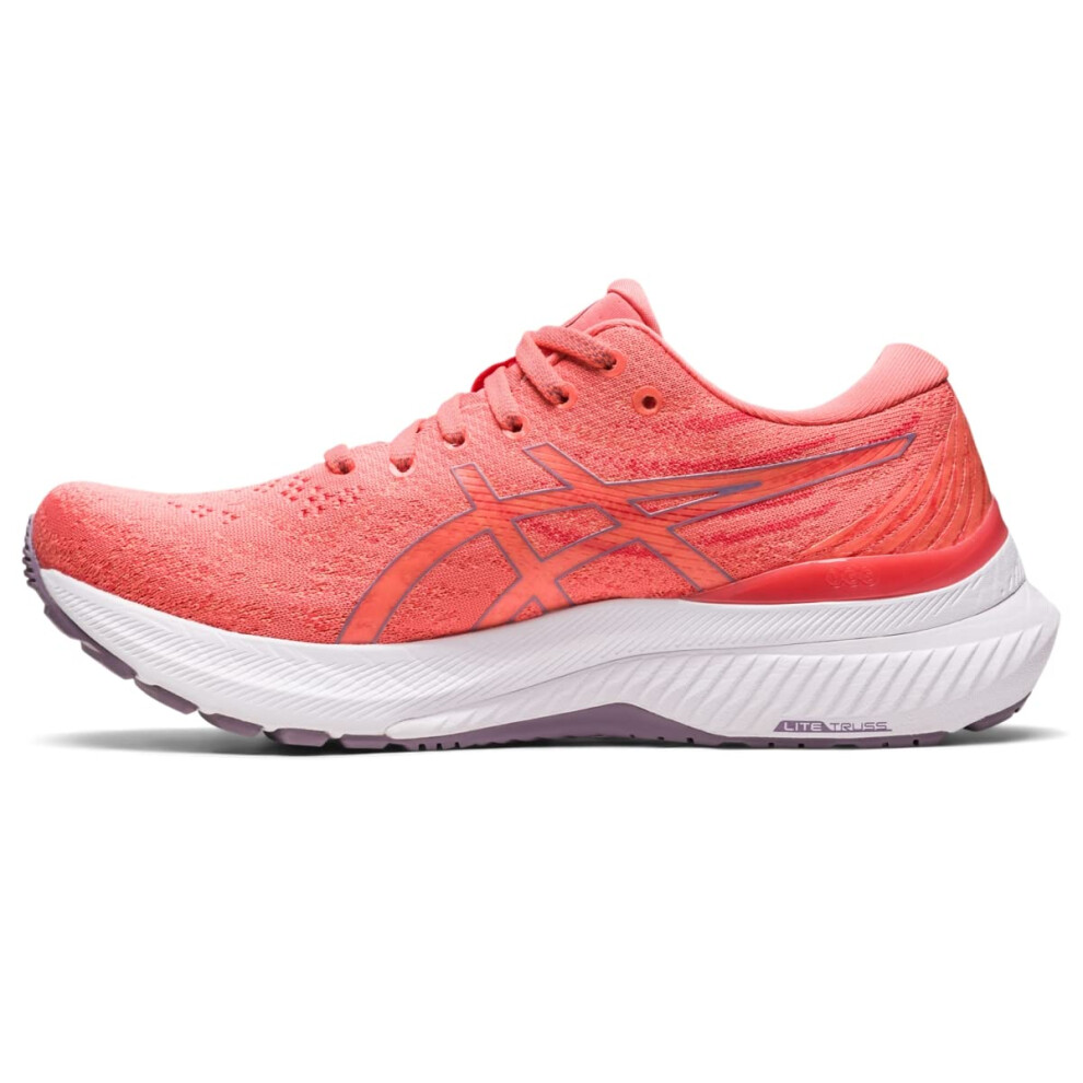 ASICS Women's Gel-Kayano 29 Running Shoes  8.5  Papaya/Violet Quartz