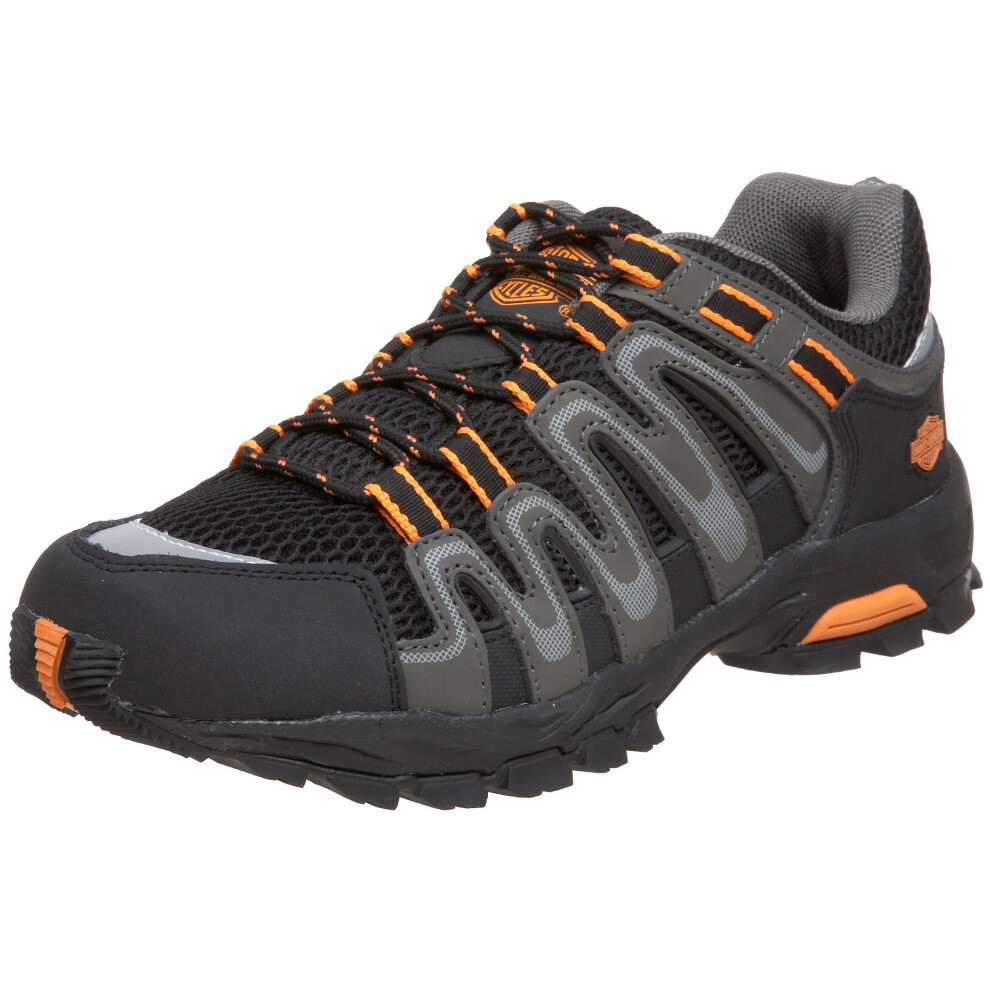 HARLEY-DAVIDSON FOOTWEAR Men's Chase-M  Black/Orange  10.5 M US