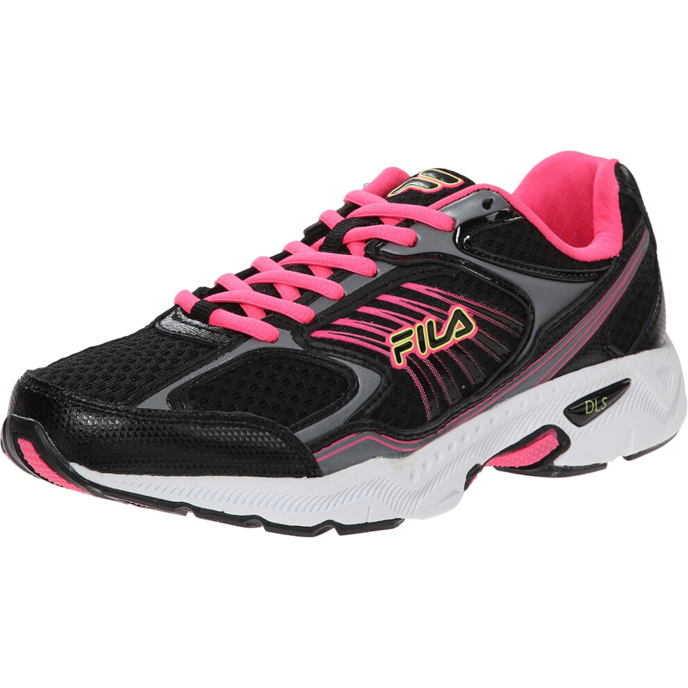 Fila Inspell Women's Inspell Shoe Black/Knockout Pink/Safety Yellow 8