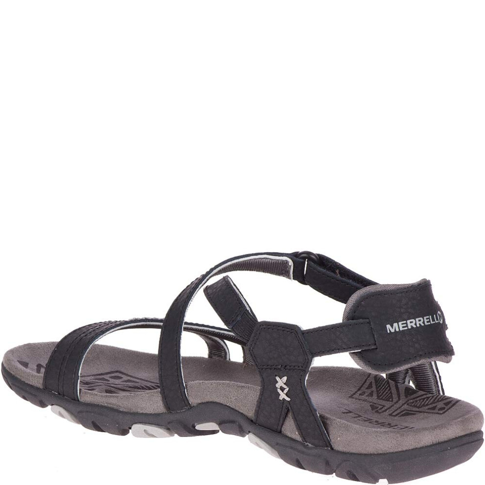 Merrell Women's Sandspur Rose LTR Sandal  Black/Paloma  9