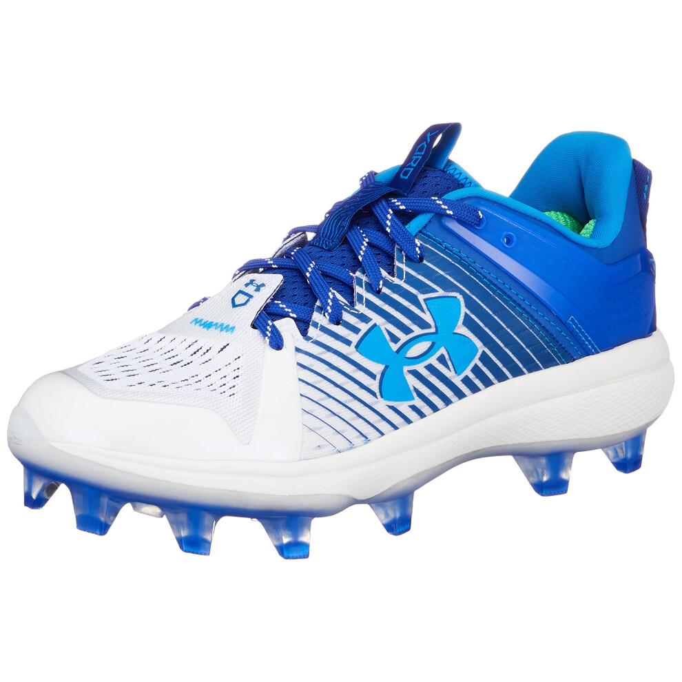 Under Armour Men's Yard Low MT TPU Baseball Cleat  (400) Royal/White/W