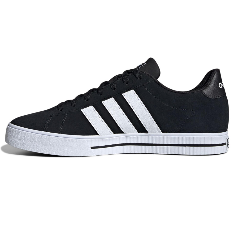 adidas Men's Daily 3.0 Skate Shoe  Black/White/Black  9