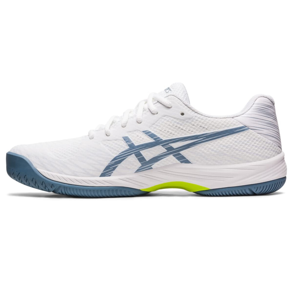 ASICS Men's Gel-Game 9 Tennis Shoes  7  White/Steel Blue