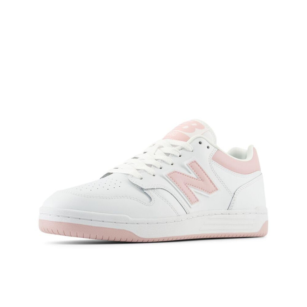 New Balance Men's 480 V1 Sneaker  White/Orb Pink  9