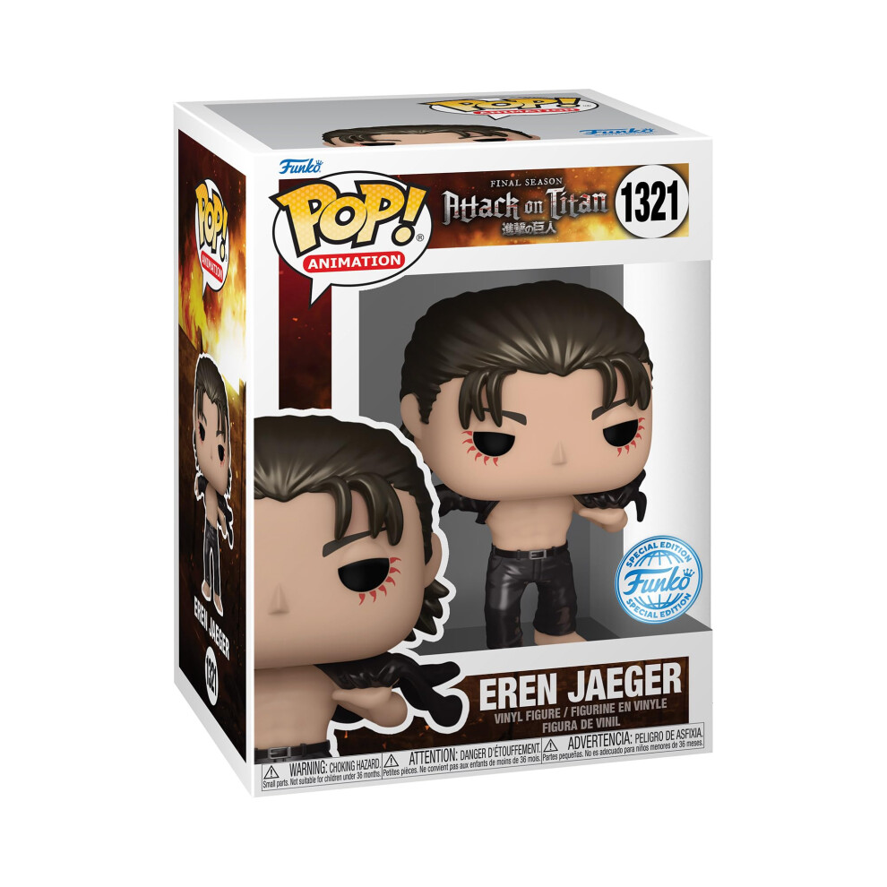 Funko Pop! Animation: Attack on Titan - Eren Jaeger (Metallic)  Amazon