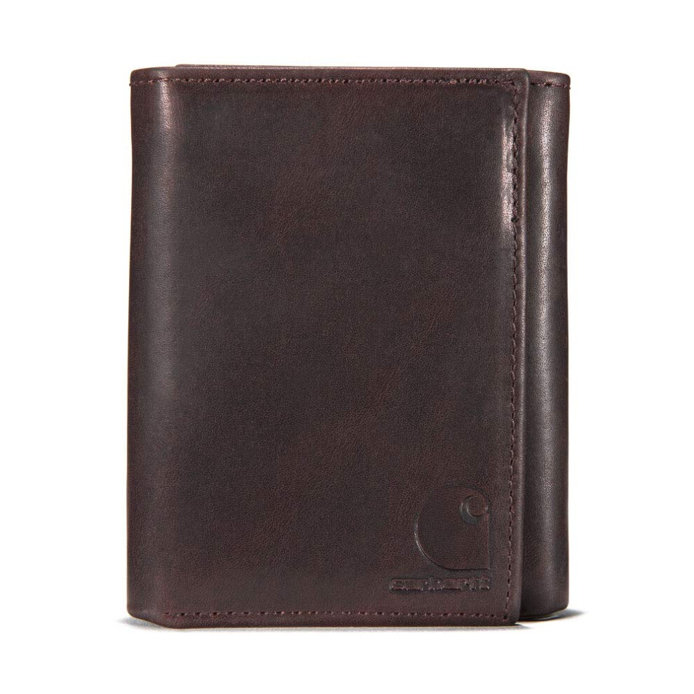 Carhartt Men's B0000219 Oil Tan Trifold Wallet - One Size Fits All - B