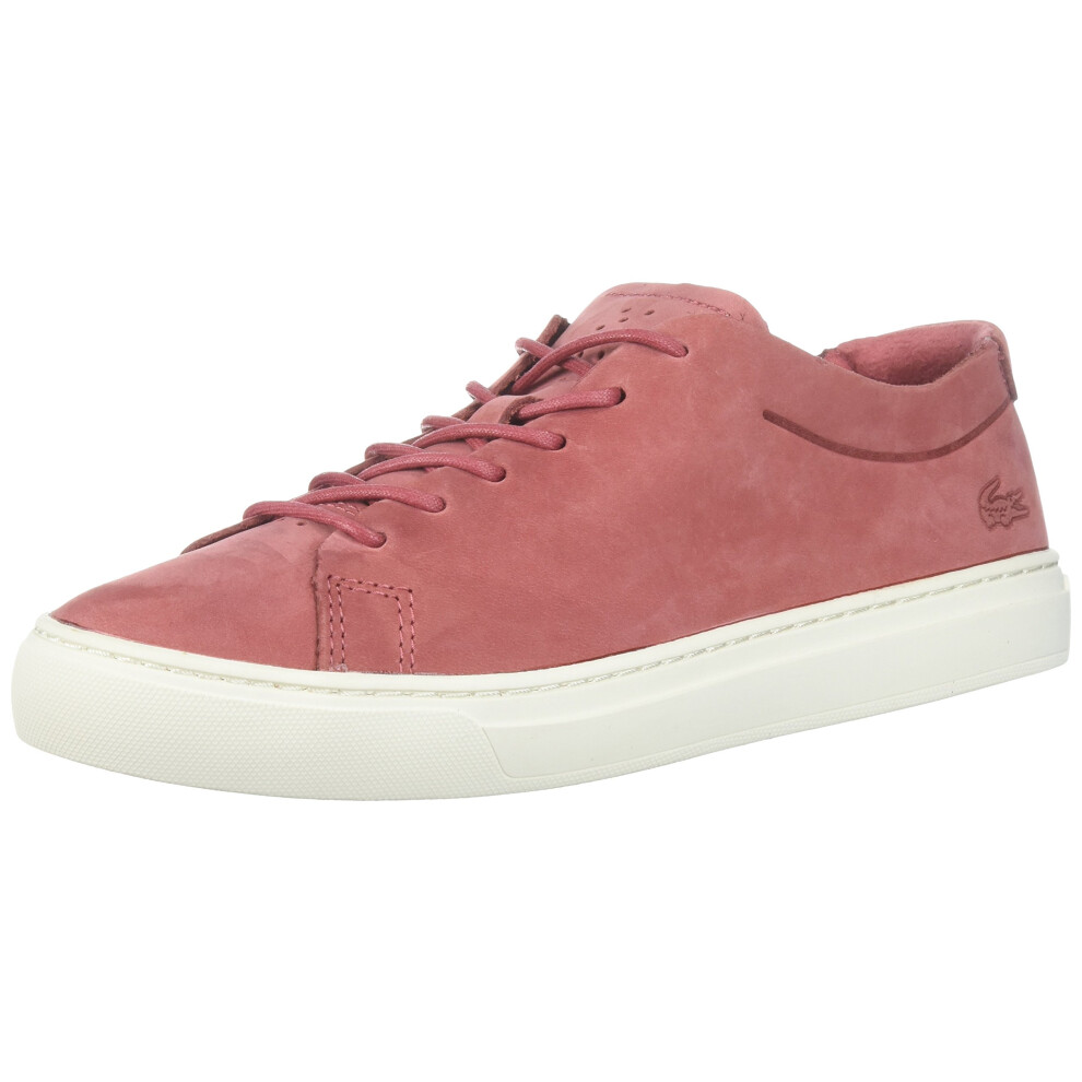 Lacoste Women's L.12.12 Sneaker  RED/OFFHWT  7.5 M US