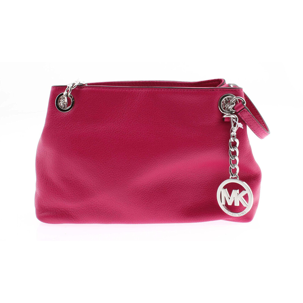 Michael Kors Jet Set Chain Medium Messenger Fuschia